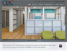 Tablet Screenshot of cdc-construction.com
